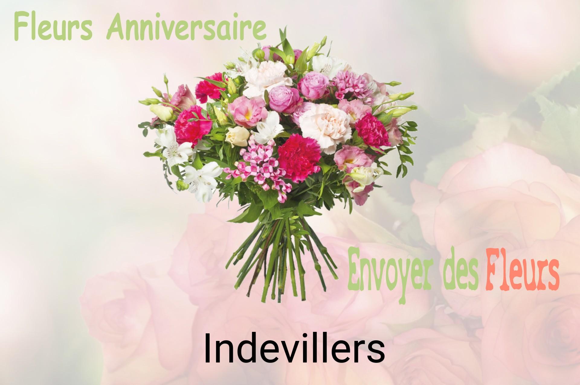 Bouquet de fleurs d’anniversaire livré à Indevillers